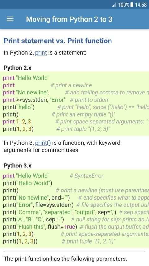 Learn Python language - Python by example screenshot 2