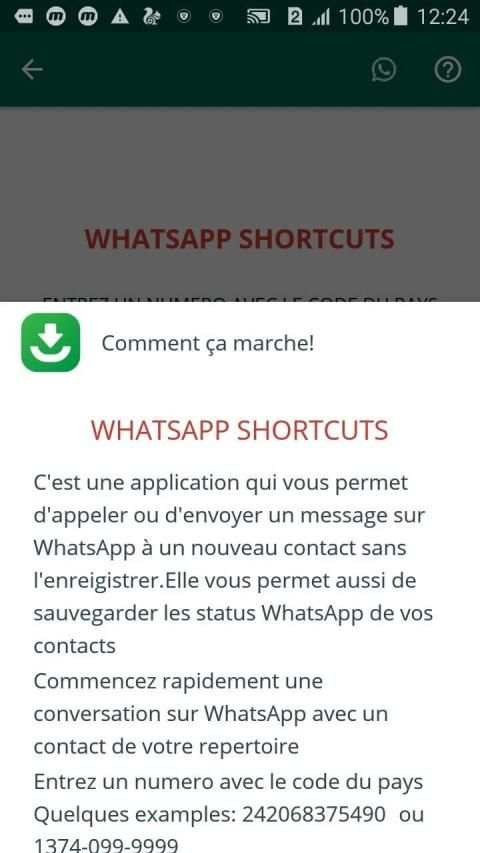 WhatsApp Shortcuts screenshot 2