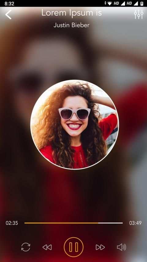 Music Player - Audio Player, mp3 player 5 تصوير الشاشة