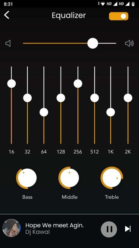 Music Player - Audio Player, mp3 player 1 تصوير الشاشة
