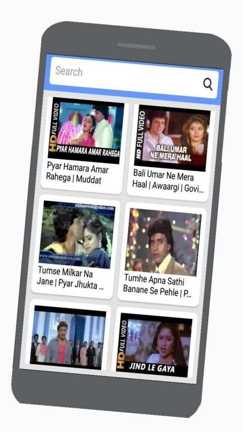 Hindi Old Songs - Purane Video Gane स्क्रीनशॉट 1