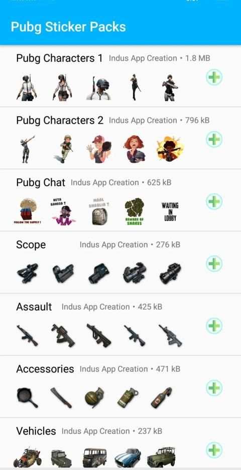 Pubg Stickers for WhatsApp - WAStickers screenshot 1