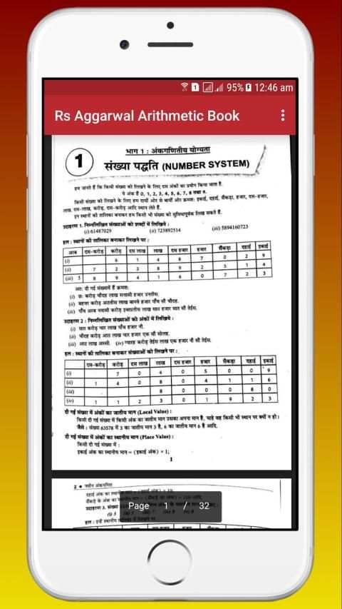 R.S Aggarwal Arithmetic - Hindi OFFLINE screenshot 1