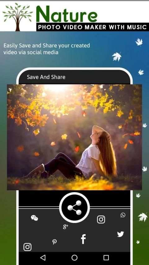 Nature Video Maker - Nature Frame on Video स्क्रीनशॉट 1