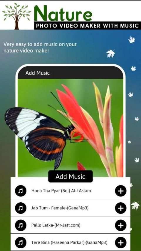 Nature Video Maker - Nature Frame on Video स्क्रीनशॉट 2