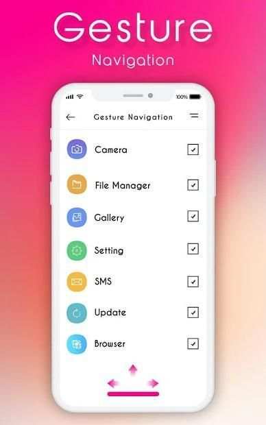 Gestures Navigation- Swipe Navigation Control स्क्रीनशॉट 2