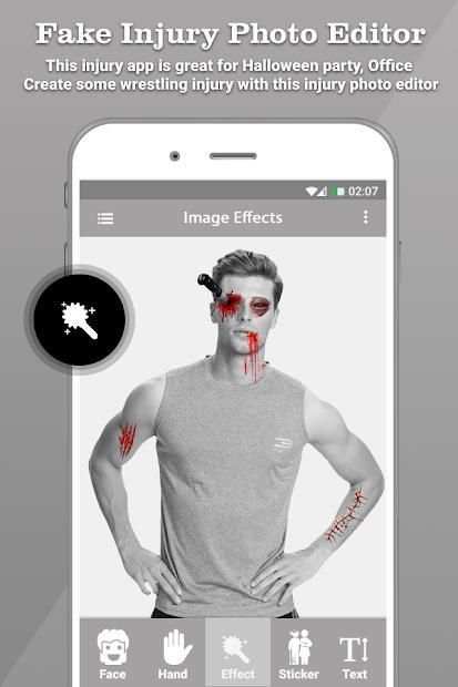 Fake Injury Photo Editor screenshot 4