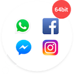 App Cloner 64Bit-Parallel space, Multiple accounts आइकन