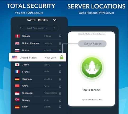 Yoga VPN Master - Free VPN Proxy screenshot 4