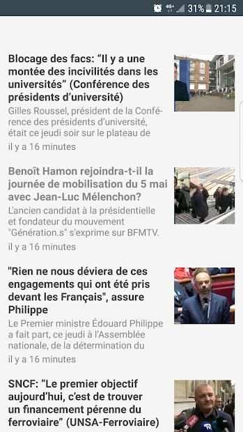 Info live screenshot 1