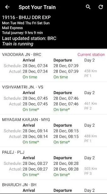 Indian Rail Enquiry (No Ads) screenshot 1