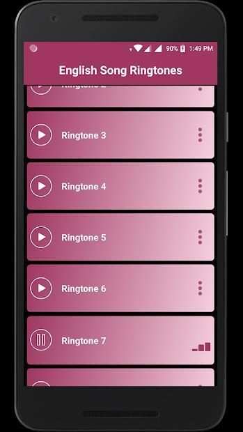English Song Ringtones स्क्रीनशॉट 2