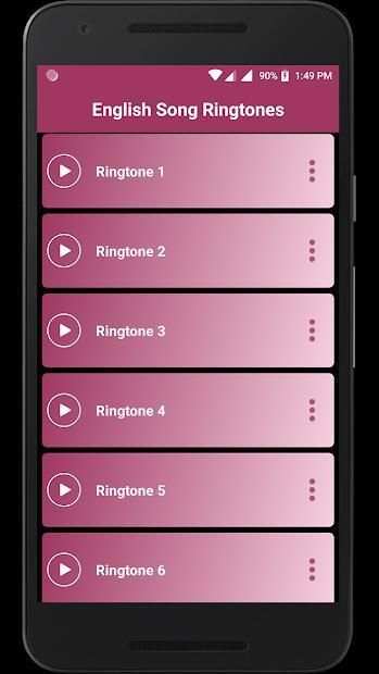 English Song Ringtones स्क्रीनशॉट 3