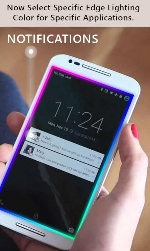 Edge Light Notification स्क्रीनशॉट 1