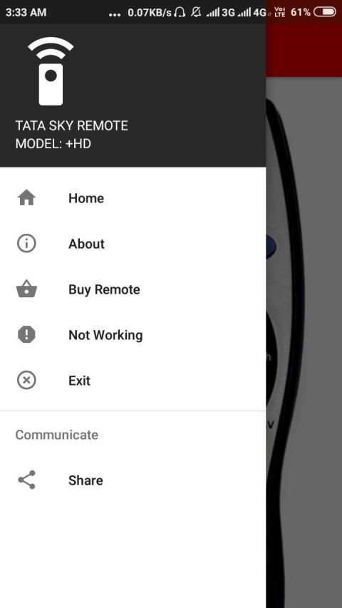 Tata Sky +HD Remote screenshot 3