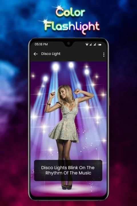 Color Flashlight on Call & SMS : Torch LED Flash screenshot 4