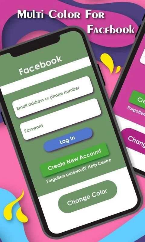 Multi Color For Facebook 2019 Free screenshot 3