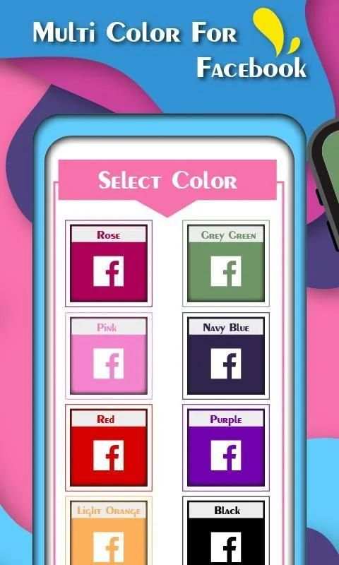 Multi Color For Facebook 2019 Free screenshot 4