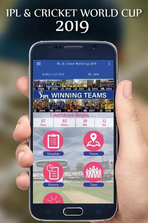 IPL 2019 & Cricket World Cup -Schedules, Scorecard screenshot 7