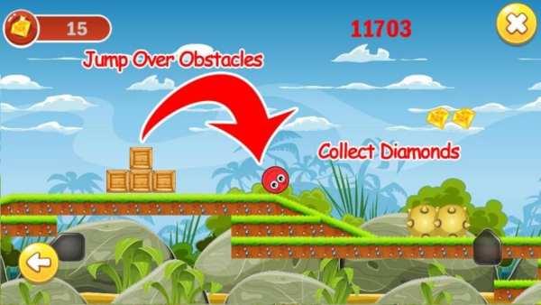 Angry Red Ball 5 स्क्रीनशॉट 5