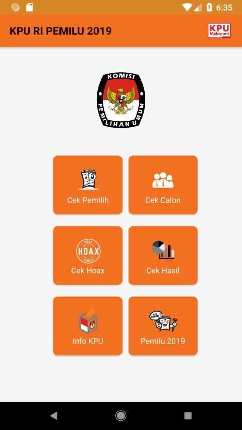 KPU RI PEMILU 2019 screenshot 6