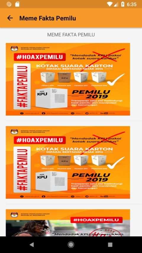 KPU RI PEMILU 2019 screenshot 4