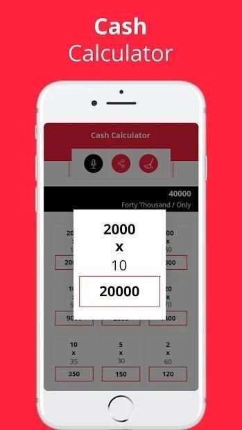 Cash Calculator (India) screenshot 2