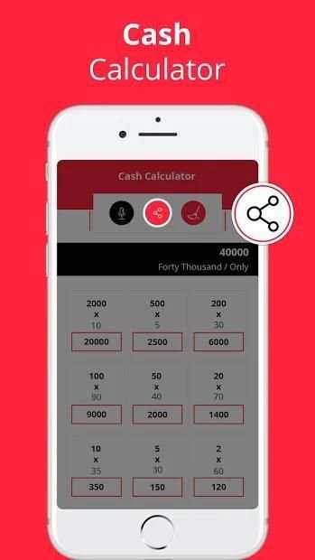 Cash Calculator (India) screenshot 4