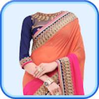 Women Saree Photo Suit : Women Saree Photo Editor