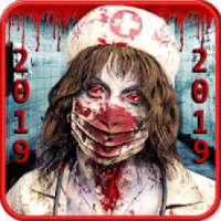 Zombie Deadly Haunted City Hospital Story 2019 logo