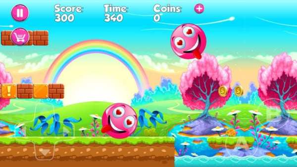Funny Pink Ball : Adventure Jump For Love screenshot 7