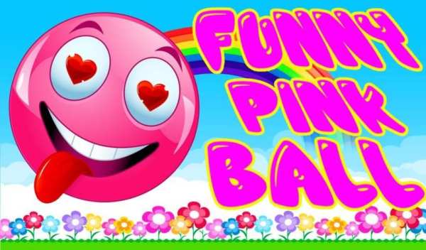 Funny Pink Ball : Adventure Jump For Love screenshot 5