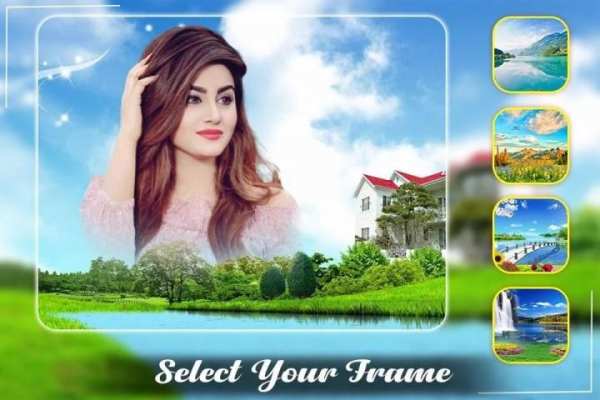 Nature Photo Frame - Village Photo Editor 2019 स्क्रीनशॉट 2