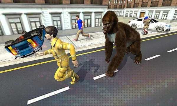 Angry Gorilla Kong Attack - City Rampage 2019 स्क्रीनशॉट 9