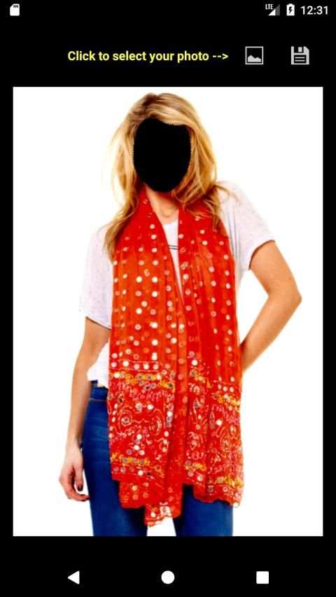 Dupatta Face Changer screenshot 18