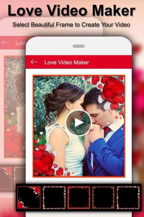 Love Video Maker With Music : Love Slideshow Maker स्क्रीनशॉट 4