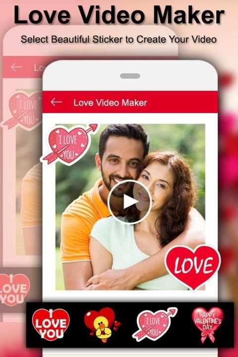 Love Video Maker With Music : Love Slideshow Maker स्क्रीनशॉट 3