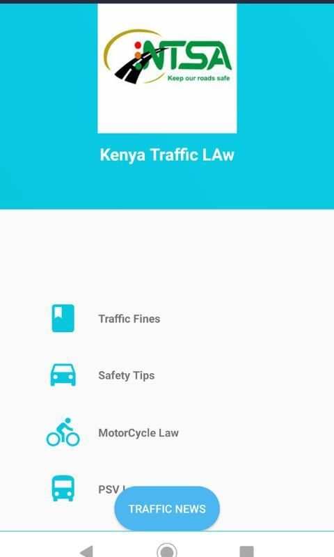 Kenya Traffic Fines and Laws screenshot 1