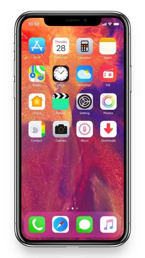 iLauncher IOS12 - Icon Pack IOS 12 screenshot 2