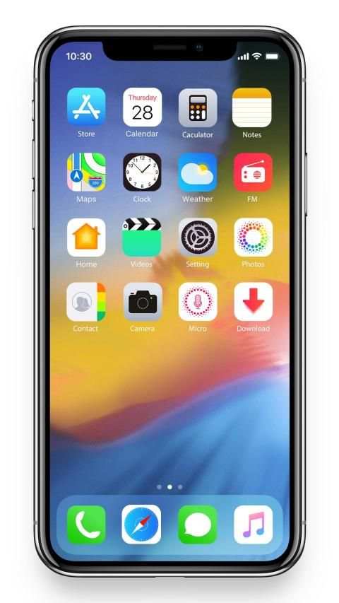 iLauncher IOS12 - Icon Pack IOS 12 screenshot 1
