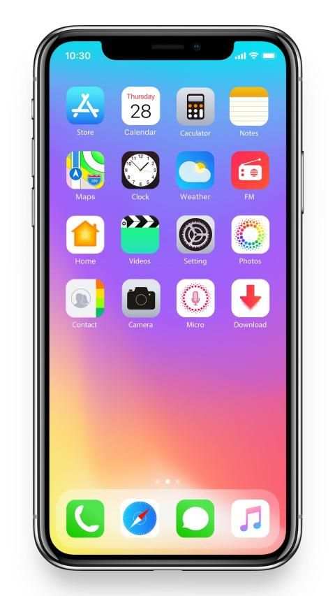 iLauncher IOS12 - Icon Pack IOS 12 screenshot 6