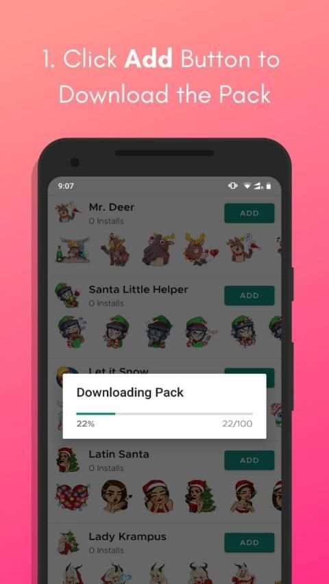 Stickerly - Happy New Year 2019 - WAStickerApps screenshot 2