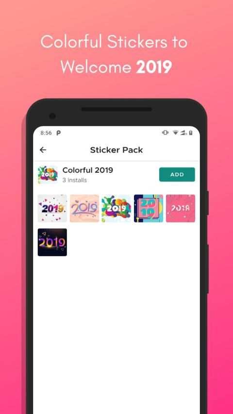 Stickerly - Happy New Year 2019 - WAStickerApps screenshot 3