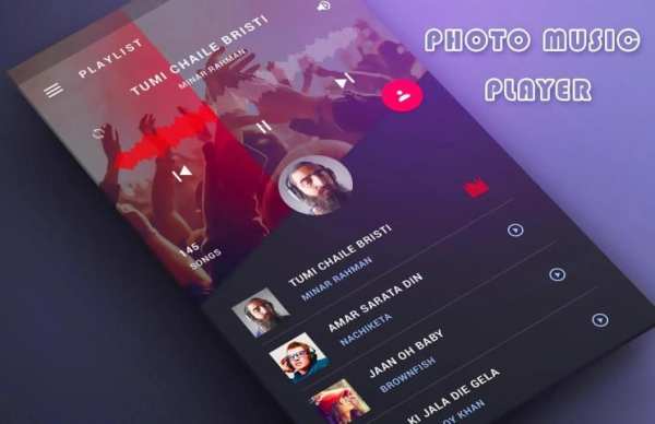 Photo Music Player स्क्रीनशॉट 1