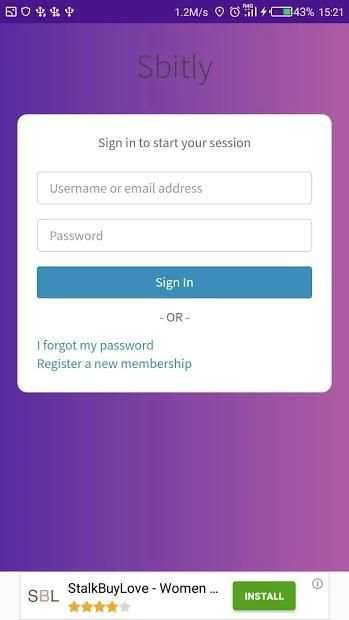 SBITLY screenshot 1