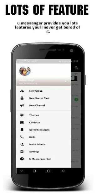 U-Messanger : Simple,convenient,messaging app screenshot 4