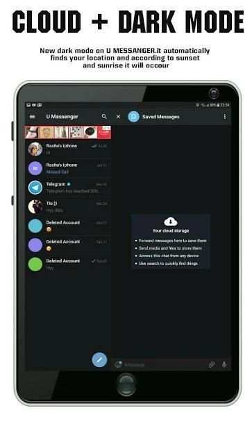 U-Messanger : Simple,convenient,messaging app screenshot 1