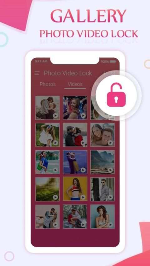 Gallery Lock : Photo Video Locker स्क्रीनशॉट 1