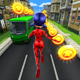 Subway Run Lady Bug Cat Noir Rush Adventure Dash icon