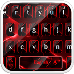 Stylish Black Red Light Keyboard आइकन